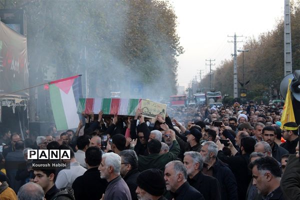 تشییع پیکر شهدای خوشنام در آمل