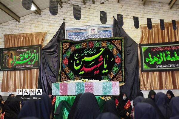 تشییع پیکر شهدای گمنام در مدارس