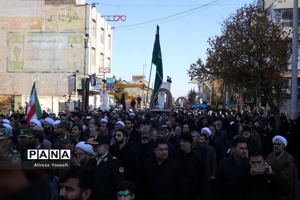 تشییع پیکرهای مطهر 7  آلاله فاطمی در قم