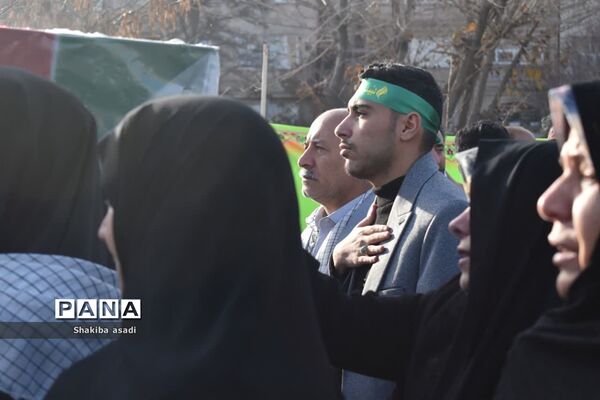تشییع شهید گمنام در دانشگاه فرهنگیان کرمانشاه