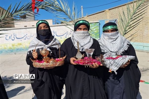 تشییع شهید گمنام در شهرستان جاسک