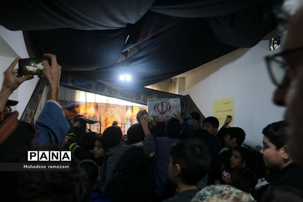 استقبال از شهدای گمنام در مدارس ابتدایی ناحیه ۶ مشهد