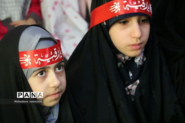 استقبال از شهدای گمنام در مدارس ابتدایی ناحیه ۶ مشهد