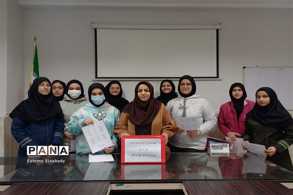 جلسه شورای دانش‌آموزی در مدرسه شهدای اقتدارملارد