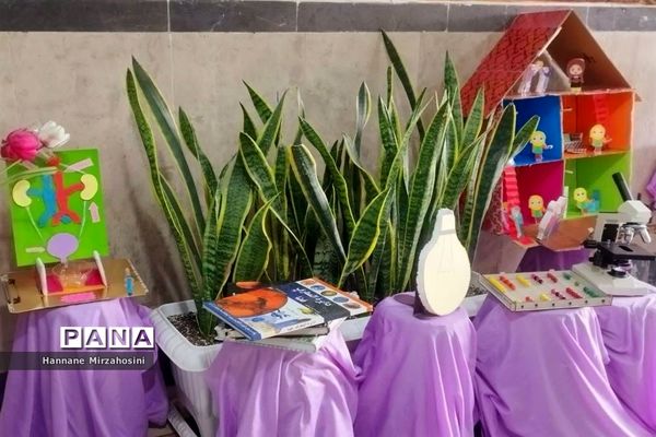 نمایشگاه آثار دست سازه دانش‌آموزان