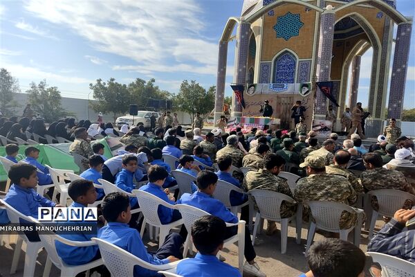 تشییع شهید گمنام در بوموسی