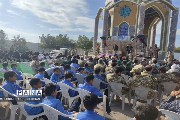 تشییع شهید گمنام در بوموسی