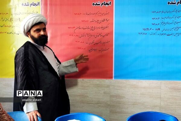 بازدید از فعالیت‌های پرورشی آموزشگاه شهید شاهد آوینی ناحیه یک بهارستان