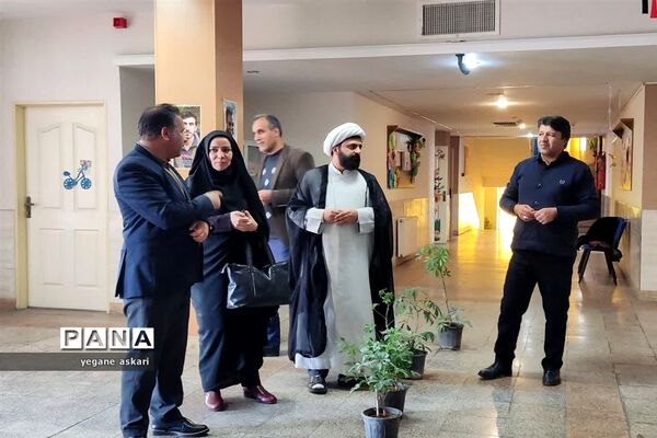 بازدید از فعالیت‌های پرورشی آموزشگاه شهید شاهد آوینی ناحیه یک بهارستان