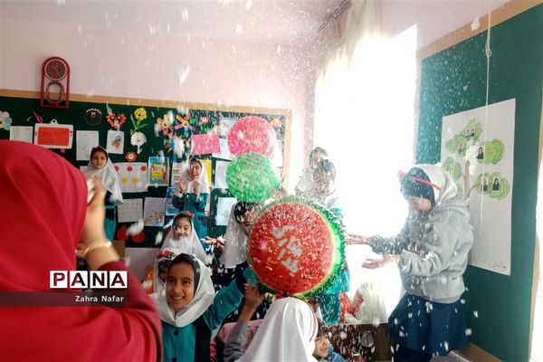 آیین نمادین یلدا در مدارس شهر بهمن