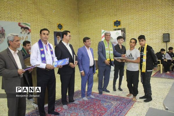 اختتامیه اردوی یک‌روزه هفت‌سنگ پسران ‌استان بوشهر