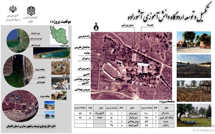 ازسرگیری ساخت اردوگاه دانش‌آموزی جزیره آشوراده در سفر دوم دولت به استان گلستان