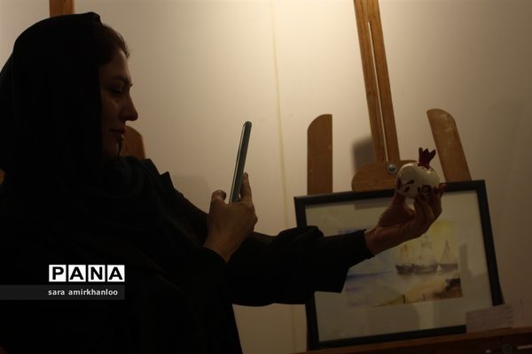 نمایشگاه دستاوردهای دانش‌آموزان هنرستانی در گلوگاه