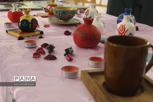 نمایشگاه دستاوردهای دانش‌آموزان هنرستانی در گلوگاه