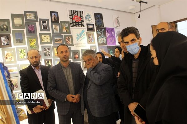 نمایشگاه دستاوردهای دانش‌آموزان هنرستانی در گلوگاه