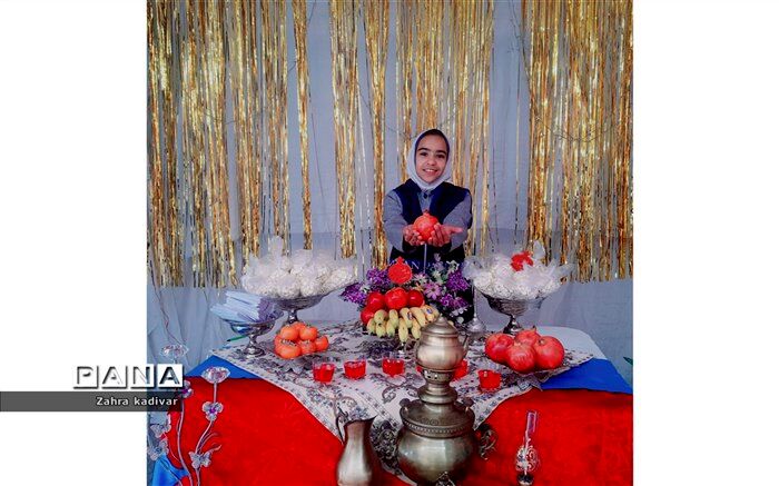 کرسی نشینی یلدا در مدارس آباده
