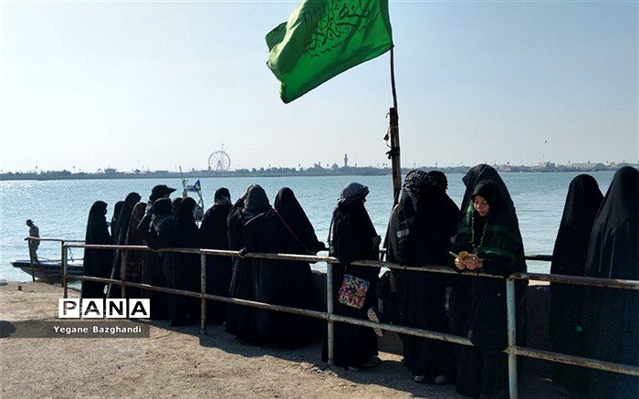 بازدید دانش‌آموزان کاروان راهیان نور از منطقه عملیاتی اروند رود/ فیلم