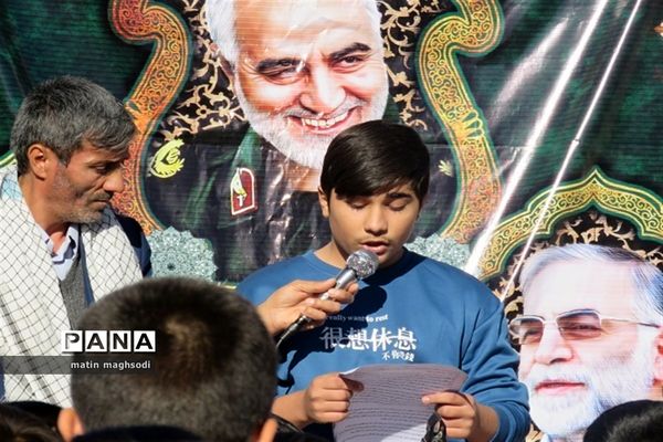 اجتماع فرزندان حاج قاسم در شهرستان گرمه  شهر درق