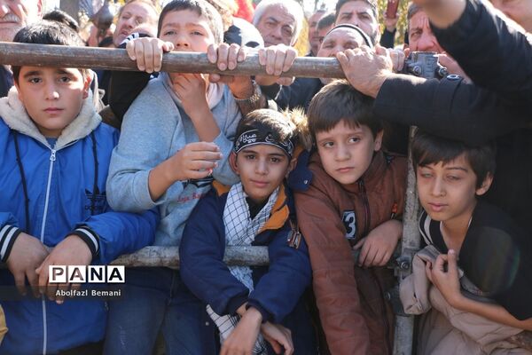 جلوه‌هایی از حضور نوجوانان و جوانان در مراسم وداع با لاله‌های فاطمی