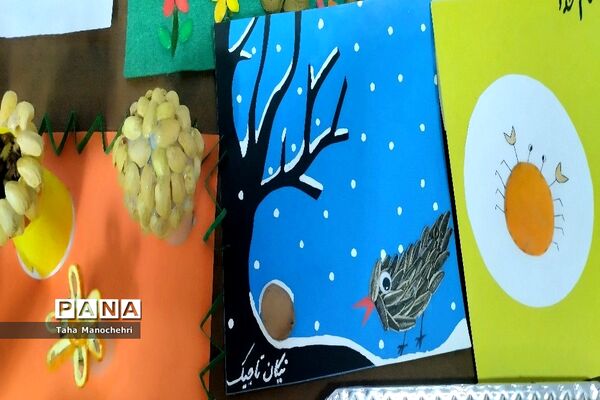 نمایشگاه کاردستی با وسایل دور ریختنی پایه اول در آموزشگاه علامه طباطبایی
