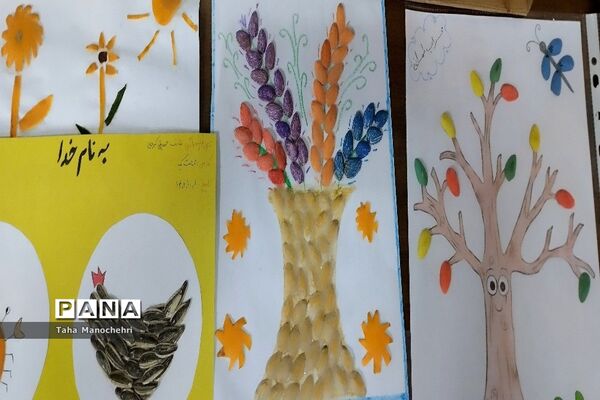 نمایشگاه کاردستی با وسایل دور ریختنی پایه اول در آموزشگاه علامه طباطبایی