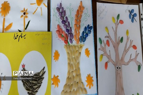 نمایشگاه کاردستی با وسایل دور ریختنی پایه اول در آموزشگاه علامه طباطبایی