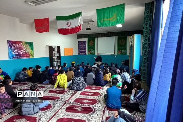 برگزاری جلسات حلقه صالحین در دبیرستان  دوره‌اول سما رودهن