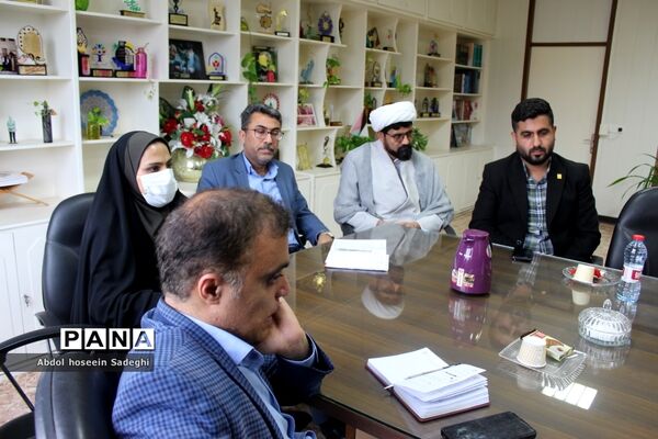 جلسه بزرگداشت چهارمین یادواره شهادت حاج قاسم سلیمانی ، هفته بصیرت و دهه مقاومت آموزش و پرورش استان بوشهر