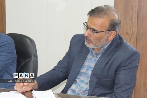 جلسه بزرگداشت چهارمین یادواره شهادت حاج قاسم سلیمانی ، هفته بصیرت و دهه مقاومت آموزش و پرورش استان بوشهر
