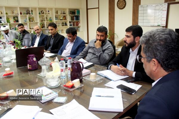 جلسه بزرگداشت چهارمین یادواره شهادت حاج قاسم سلیمانی ، هفته بصیرت و دهه مقاومت آموزش و پرورش استان بوشهر