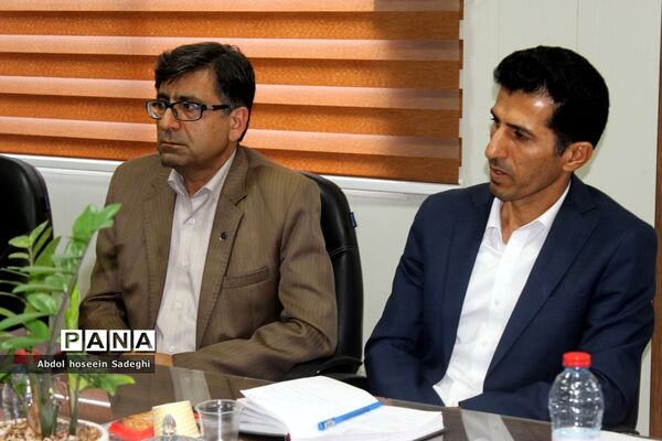جلسه بزرگداشت چهارمین یادواره شهادت حاج قاسم سلیمانی ، هفته بصیرت و دهه مقاومت آموزش و پرورش استان بوشهر