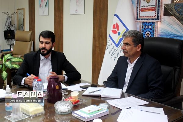 جلسه بزرگداشت چهارمین یادواره شهادت حاج قاسم سلیمانی ، هفته بصیرت و دهه مقاومت آموزش و پرورش استان بوشهر