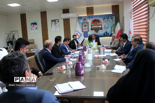جلسه بزرگداشت چهارمین یادواره شهادت حاج قاسم سلیمانی ، هفته بصیرت و دهه مقاومت آموزش و پرورش استان بوشهر