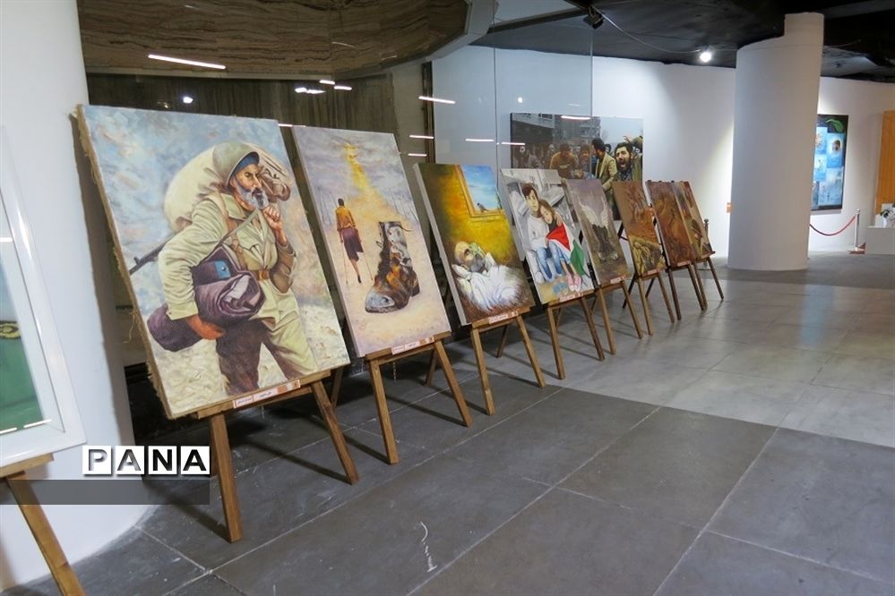 نمایشگاه هنرهای تجسمی ایثار شهرستان بجنورد