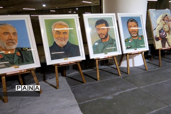نمایشگاه هنرهای تجسمی ایثار شهرستان بجنورد