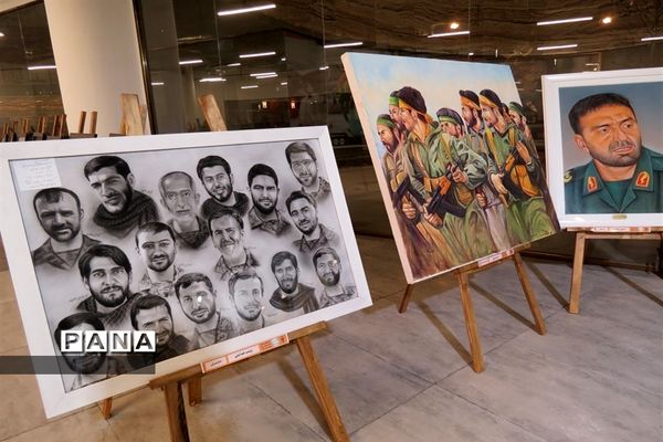 نمایشگاه هنرهای تجسمی ایثار شهرستان بجنورد