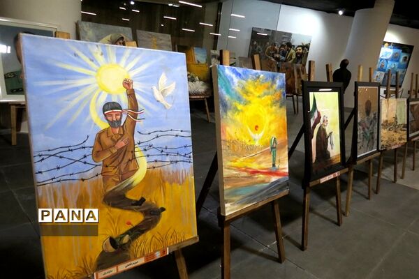 نمایشگاه هنرهای تجسمی ایثار شهرستان بجنورد