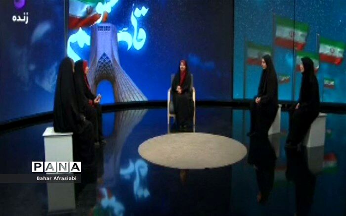 حضور هیات رئیسه مجلس دانش‌‌آموزی شهرستان‌های تهران در برنامه تلویزیونی «عمو‌قاسم»