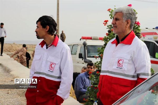 مراسم تشییع و تدفین شهید گمنام  هشت سال دفاع مقدس در بام فرهنگی امیدیه