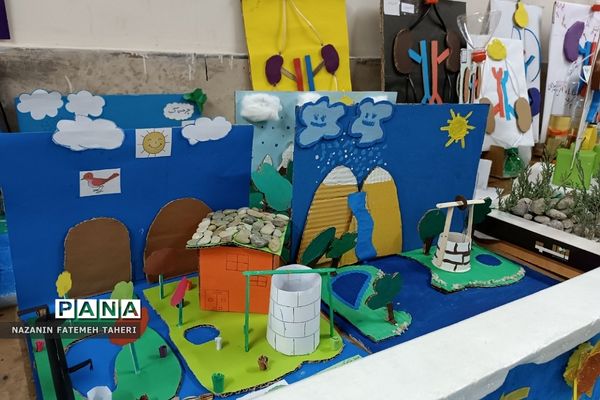 نمایشگاه دست‌سازه‌های علوم تجربی در مدرسه حضرت زینب (س)