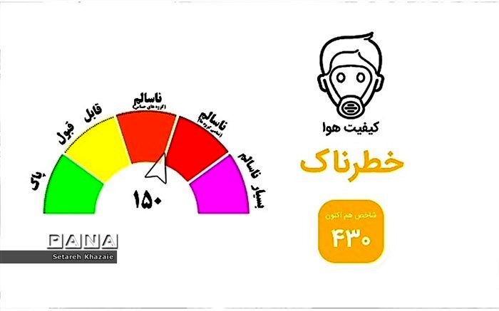 تعطیلی مدارس مشهد به علت آلودگی هوا