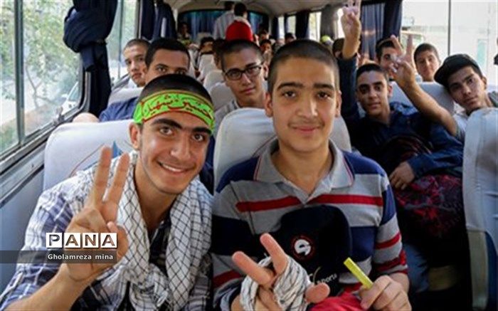 حضور ۱۳۰ نفردانش اموز پسر شیروانی دراردوی راهیان نور