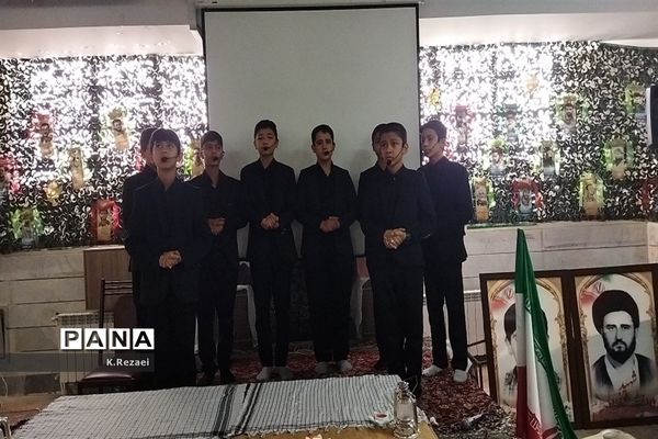جلوه هایی از ارادت دانش‌آموزان مدارس قم به اهل بیت(ع) و شهدا-1