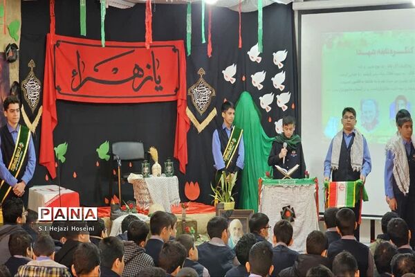 جلوه هایی از ارادت دانش‌آموزان مدارس قم به اهل بیت(ع) و شهدا-1