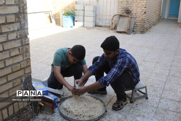 موکب دانش‌آموزی سالروز شهادت حضرت ام البنین (س) در دبیرستان سروش