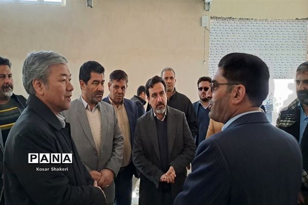 بازدید و پیگیری روند ساخت و تجهیز استخر دانش‌آموزی در قوچان