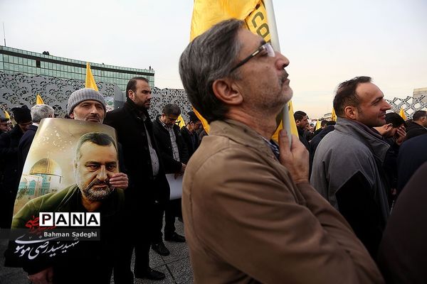 تشییع پیکر شهید «سید رضی موسوی»