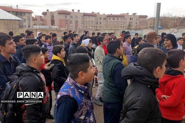 اجتماع فرزندان سردار دلها شهید حاج قاسم سلیمانی در دبیرستان حاج قاسم سلیمانی شهرستان پردیس