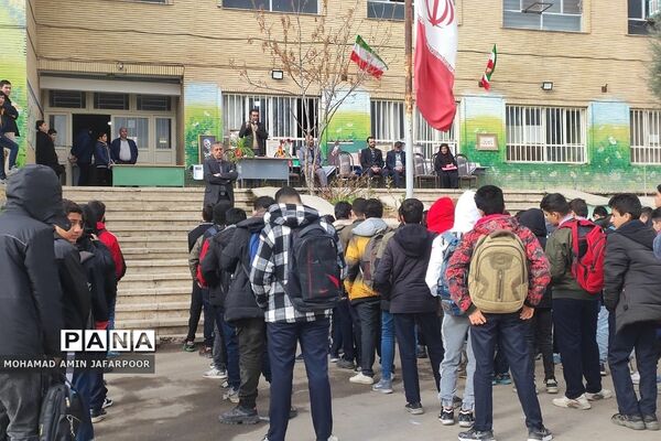 اجتماع فرزندان سردار دلها شهید حاج قاسم سلیمانی در دبیرستان حاج قاسم سلیمانی شهرستان پردیس