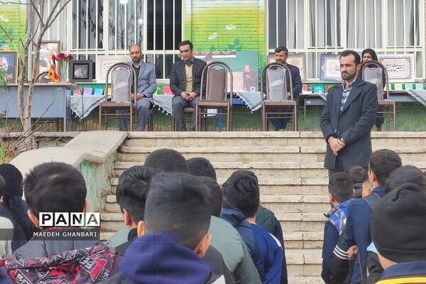 اجتماع فرزندان سردار دلها شهید حاج قاسم سلیمانی در دبیرستان حاج قاسم سلیمانی شهرستان پردیس